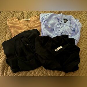 💎💎Dress and Blouse Bundle of 4💎💎Zara/Tibi/Everlane/J.Crew💎💎